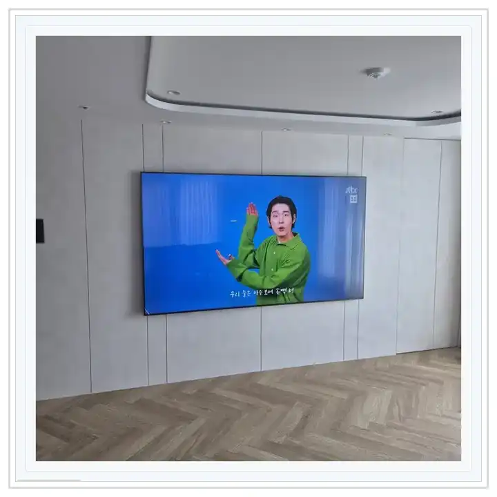 벽걸이TV 거치대 참고 사진 · 마석역 극동스타클래스 더퍼스트 설치 조건